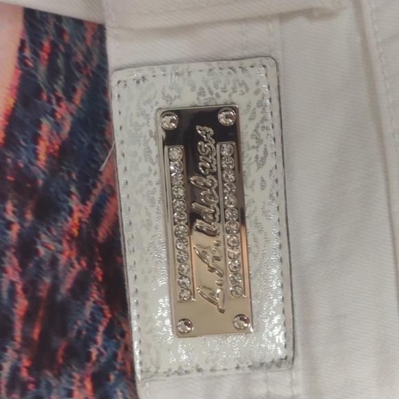 L.a. idol white jeans size 9 - Picture 6 of 8
